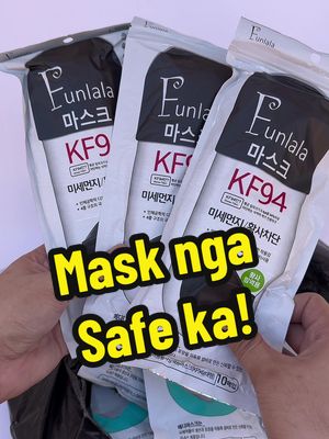 Prevention is better than cure mao nang ayaw mog settle og baratuhon nga face mask! Ari na mo sa Funlala KF94 facemasks. Click the yellow basket to order! #kf94 #kf94mask #facemask #facemasks #cebu #bisaya