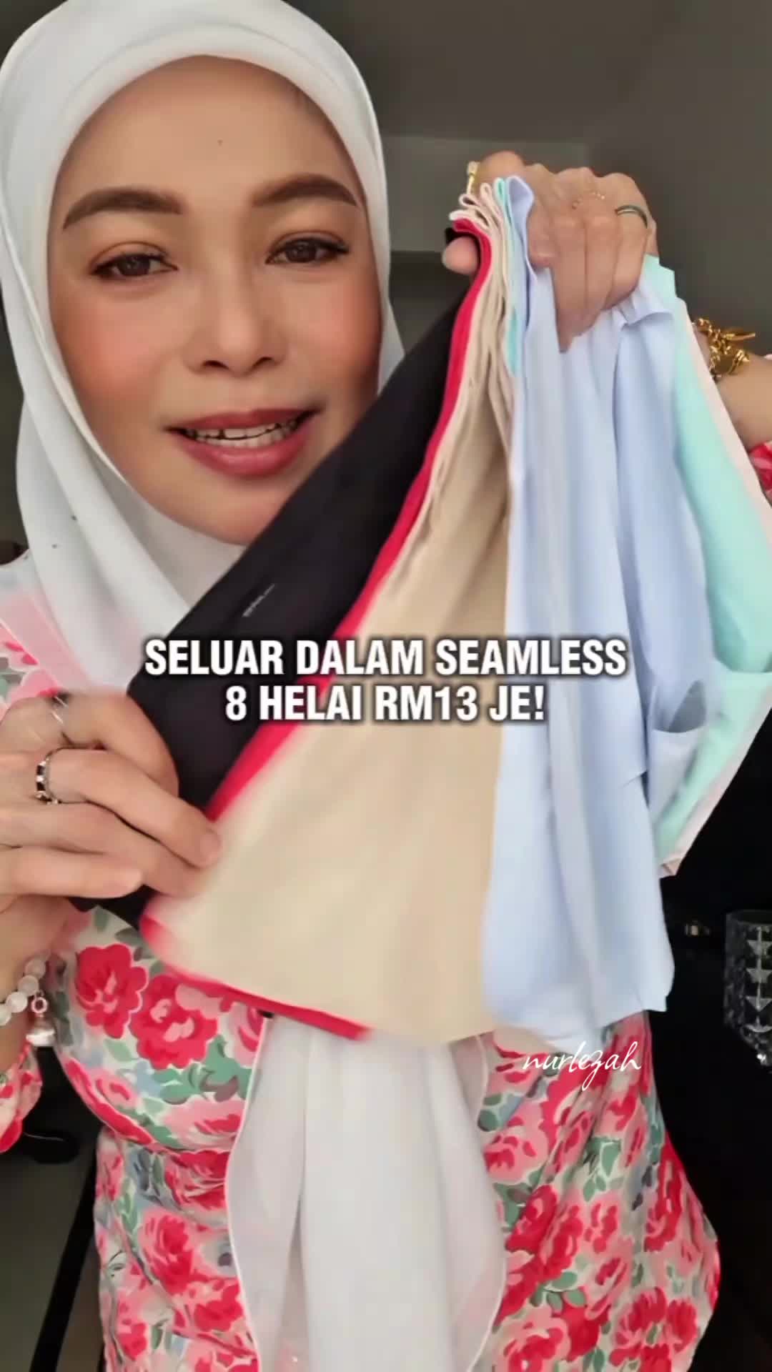 Yg ni dapat 8 helai ya, tak beli rugi. Dia punya lembut material tu.. pakai rasa cam tak pakai je.. #seluardalam #seluardalamseamless #seluardalammurah #seluardalamwantia #seluarlembut #panties #seamlesspanties 