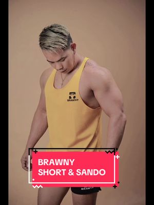 BRAWNY DRIFIT SHORT and SANDO. Grab Yours Now. #short #sando  #dryfit #CapCut 