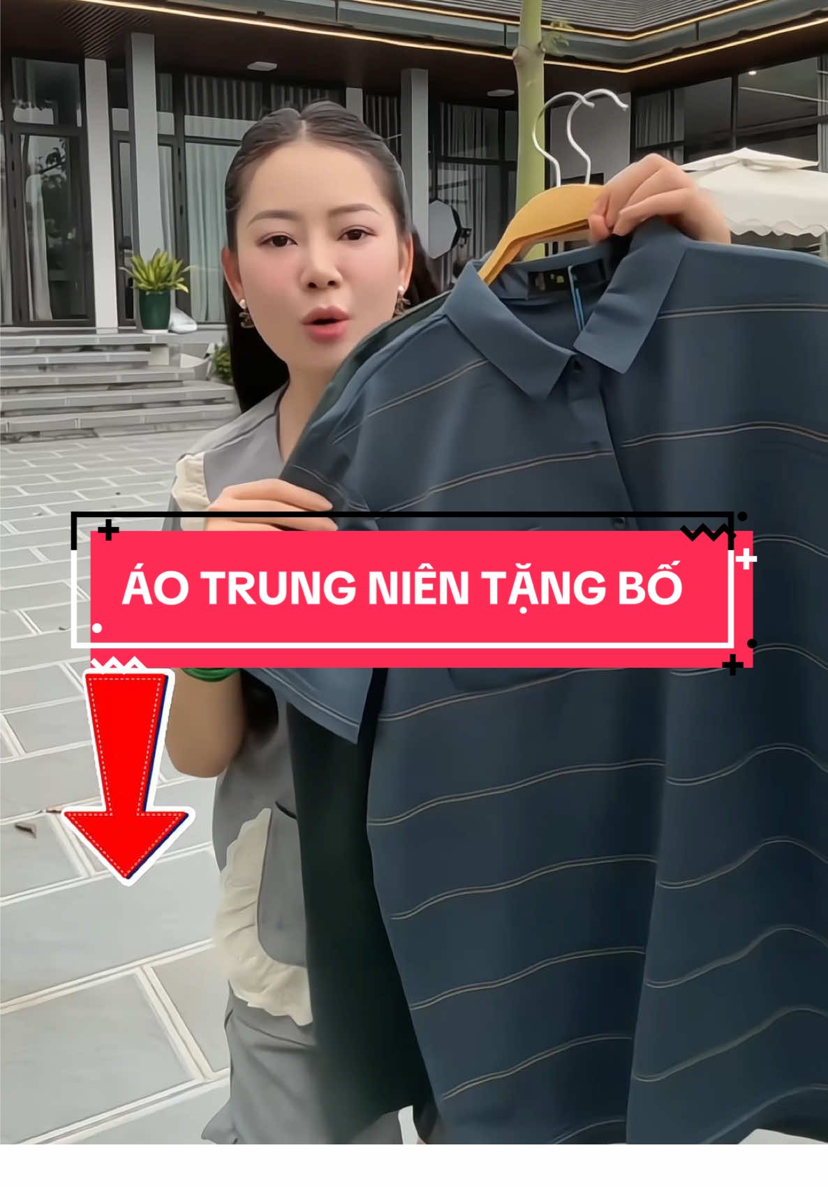 Mẫu áo tặng bố mà em mua cực kì nhiều luôn , cứ giảm giá là lại mua mấy cái liền