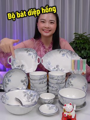 Mở bán bộ bát diệp hồng 25 chi tiết #bobatdiephong#bobatdep#huyen3condaily  