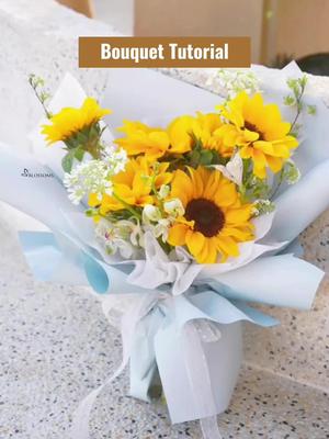 #tiktokguru #bouquettutorial #bouquet #sunflower #graduationbouquet #fyp #tiktokmalaysia 
